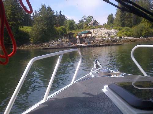 Taking in the scenery during a charter trip