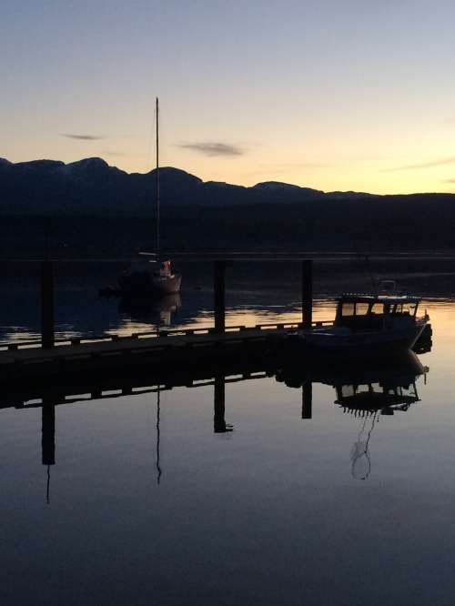 Hornby Island coastline from the water