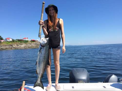 Scenic cruise through the Gulf Islands in May