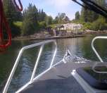 Taking in the scenery during a charter trip